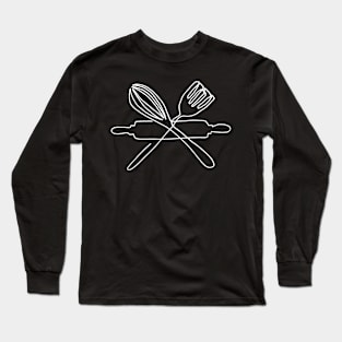 One line kitchen Long Sleeve T-Shirt